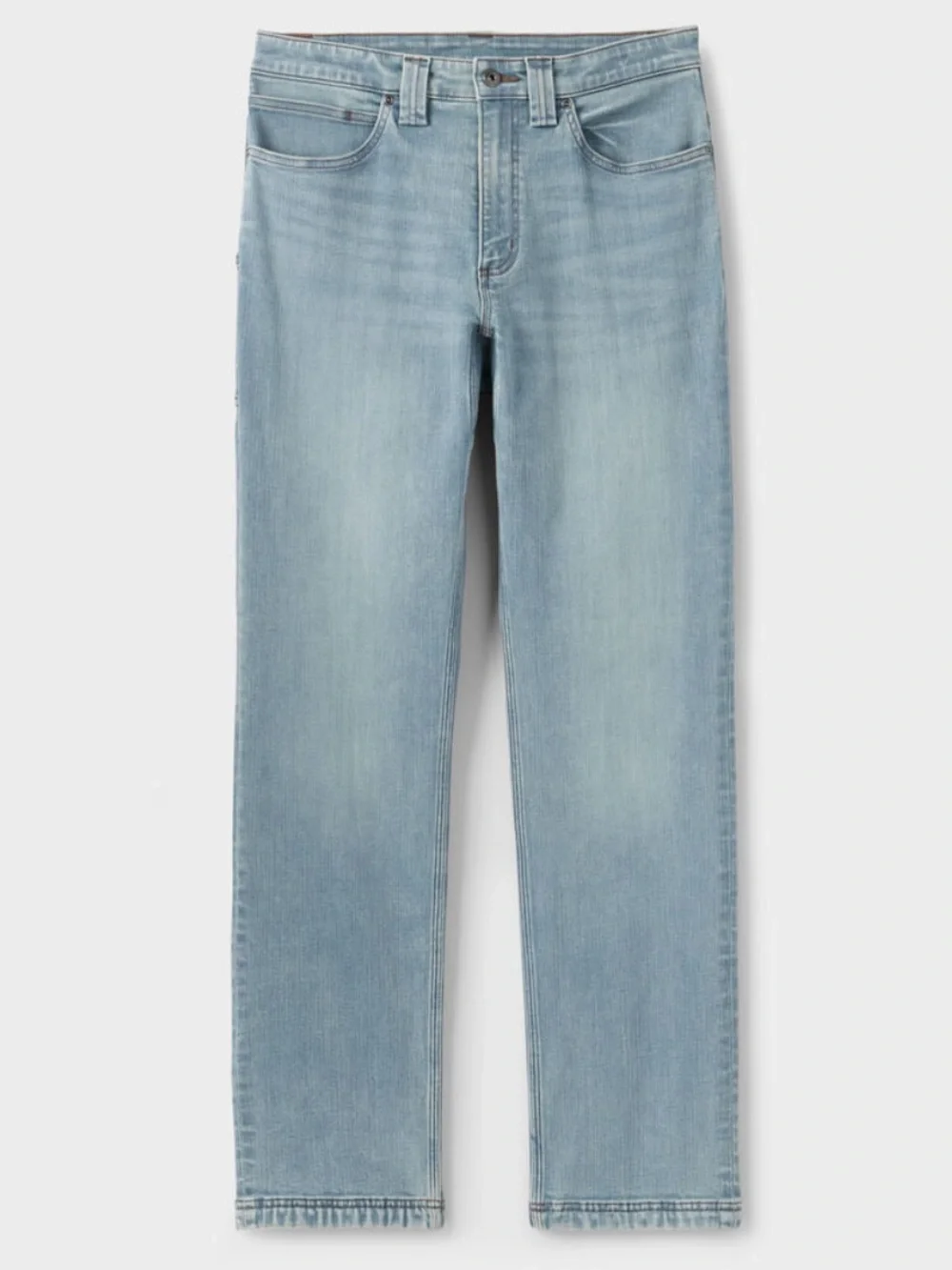 Duluth Ballroom Double Flex Relaxed Fit Jeans Light Wash Denim 46x30 NWT IN PKG
